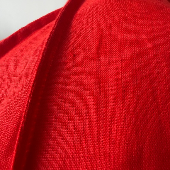 JCREW, Red Linen Maxi Dress, MSRP $248, NWT - Picture 15 of 16